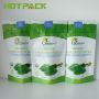 Custom printed aluminum foil mylar packaging food bags for wheatgrass powder