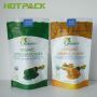 Hologram resealable mylar aluminum food packing bags stand up plastic powder bags with logo