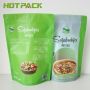 Customized heat seal mylar bag stand up pouch food packaging doypack plastic bag