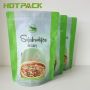 Customized heat seal mylar bag stand up pouch food packaging doypack plastic bag