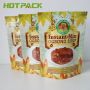 Wholesale custom plastic stand up pouch aluminum soup package bag with metallic effect logo