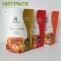 OEM food grade matte plastic custom logo zipper paper bags mylar pouch for packaging food