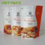 OEM food grade matte plastic custom logo zipper paper bags mylar pouch for packaging food