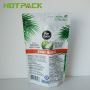 Coconut water powder bag with custom logo design printing gloss plastic doypack for powder