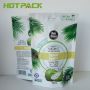 Full printed special plastic packaging mylar stand up bag for coconut water powder