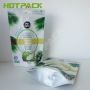Matte customized coconut water powder packaging bag aluminum zipper plastic mylar pouch 