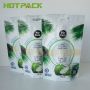 Full printed special plastic packaging mylar stand up bag for coconut water powder