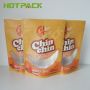 Custom Food Grade Zip Lock Foil Food Packaging Stand Up Bag For Potato Crisps 