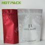 One Side Aluminum Foil One Side Transparent Zipper Plastic Stand Up pouch
