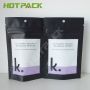 Gravure Printing Black Activated Coconut Charcoal Powder Packaging Plastic Bag