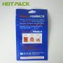 Customized Soft Plastic Bait Bags Fish Food Package Zipper Transparent Window Bag