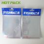 Customized Soft Plastic Bait Bags Fish Food Package Zipper Transparent Window Bag