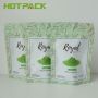 Custom matte printed mylar packaging tea pouch plastic matcha powder bags with logo