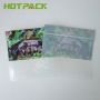 Wholesale Glossy Laminated Mylar Plastic Packaging Fishhook Holographic Ziplock Bags