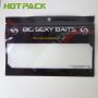 Clear Window Soft Plastic Fish Hook Tackle Bait Poly Pouch Fishing Lures 3 Side Seal Bag