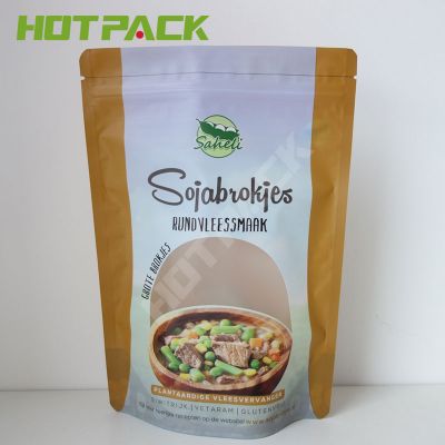 Laminated Custom Design Food Packaging Bags With Heal Seal Food Packing Mylar Doypack