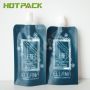 Custom high quality stand up plastic packaging pouch with spout for cosmetics