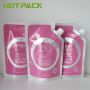 Custom printed standing up spout pouch for shampoo liquid soap