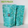 Customized aluminum foil Resealable Matte Mylar Foil tea stand up Bags