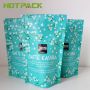 Customized aluminum foil Resealable Matte Mylar Foil tea stand up Bags