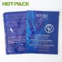 Packaging Manufacturer plastic packs Skincare Facial Care Mask Mylar 3 Side Flat Bags