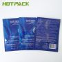 Packaging Manufacturer plastic packs Skincare Facial Care Mask Mylar 3 Side Flat Bags