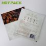 Custom and printing logo plastic facial care 3 side seal flat packaging bags