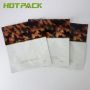 Custom and printing logo plastic facial care 3 side seal flat packaging bags