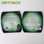 Hologram Laser high quality aluminum foil facial care three side seal mylar bags