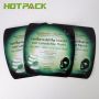 Hologram Laser high quality aluminum foil facial care three side seal mylar bags