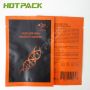 Custom printed aluminum foil mylar matte three side seal flat bag for facial care