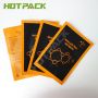 Customized aluminized mylar matte three side seal mack plastic packaging pouch