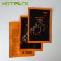 Customized aluminized mylar matte three side seal mack plastic packaging pouch