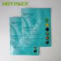 Custom printed mylar matte aluminum foil facial care packing three side seal bag