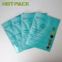 Custom printed mylar matte aluminum foil facial care packing three side seal bag