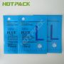 Custom logo printed  matte plastic aluminum foil flat pouch bag for Facial care