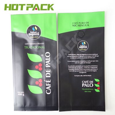 Customized Aluminum Foil Coffee Beans Side Gusset Bag Waterproof Plastic Coffee Tea Package