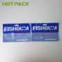 Recycle plastic package for fish bait mylar packaging fishing lure bags with clear front