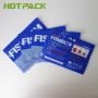 Recycle plastic package for fish bait mylar packaging fishing lure bags with clear front