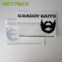 Custom Logo Printing Waterproof Ziplock Transparent Window Fishing Lure Bait Packaging Bags