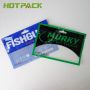 Custom logo print holographic packaging soft plastic fishing bite bait zipper bags with window