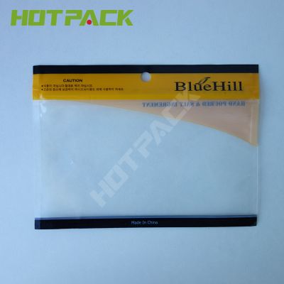 Custom logo printing transparent front zip lock plastic fishing lure bait mylar packaging bags