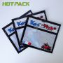 Digital Printing Plastic Zipper Pouch Sachet Packaging Fishing lures Bags With Clear Window