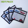 Moisture Proof Black Laminated Plastic Mylar Bags Silver Foil Packaging For Fishing Lures Bait