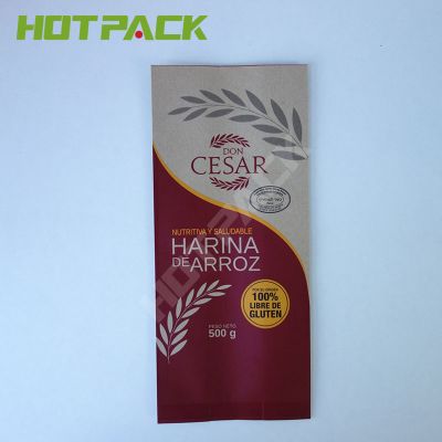 Resealable custom printed food grade packaging bag mylar 500g empty coffee bags