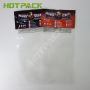 Custom logo glossy finish heat seal zip lock soft plastic fishing lure packaging mylar bag