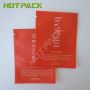 High quality foil plastic matte mylar empty 3 side seal bag for powder spices