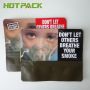 Wholesale 25g 30g 3-side seal package fit tobacco leaf smoking tobacco pouches with reusable zipper
