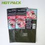 Hand rolling tobacco leaf pouch plastic 50g packaging tobacco zipper bags with polythene sleeve