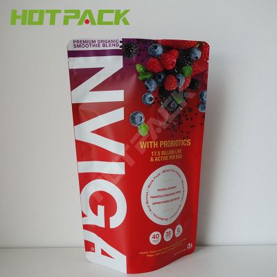 Gravure Printing  Resealable With Zipper Food Packaging Stand Up Pouch for Organic food